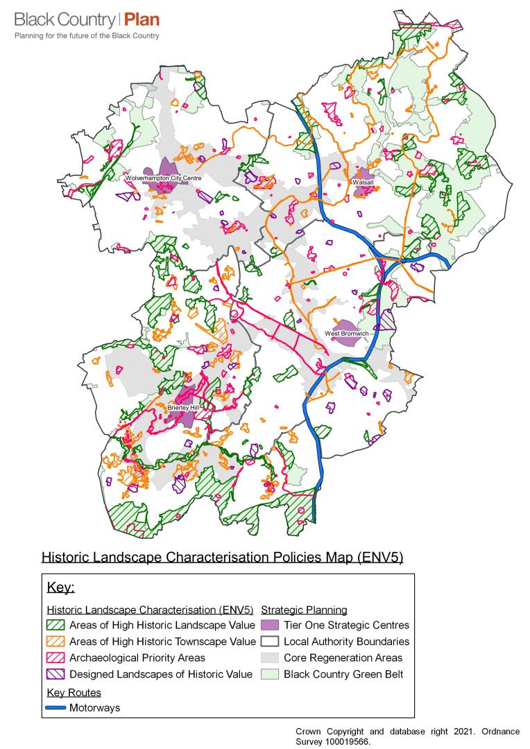 Figure 12 - Historic Landscape Characterisation Policies Map