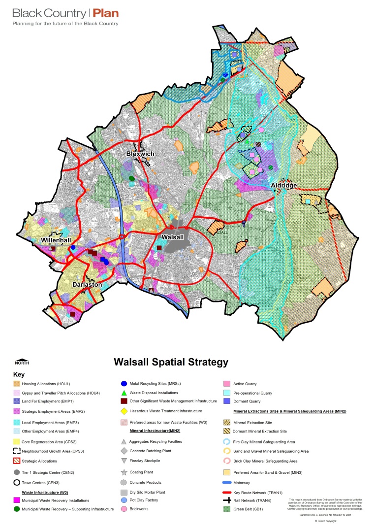 Figure 19 - Walsall Spatial Plan