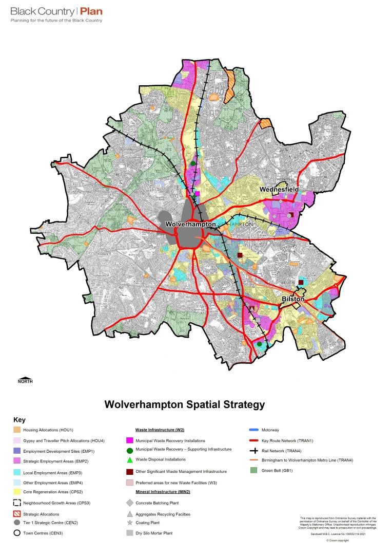 Figure 21 - City of Wolverhampton Spatial Plan
